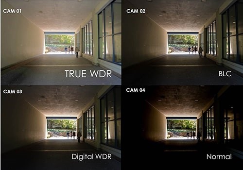 قابلیت WDR  نیز مکانیزم جبران کننده نور محیط پس زمینه‌ای است