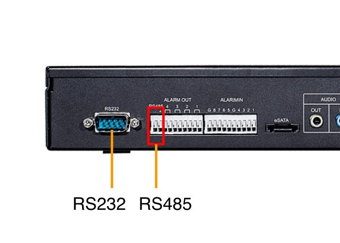 منظور از رابط کاربری RS-485 و RS-232 در دوربین مداربسته چیست؟